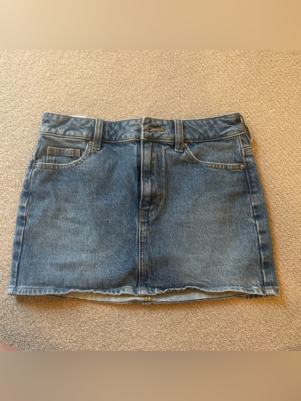PacSun Classic Denim Mini Skirt Medium Blue